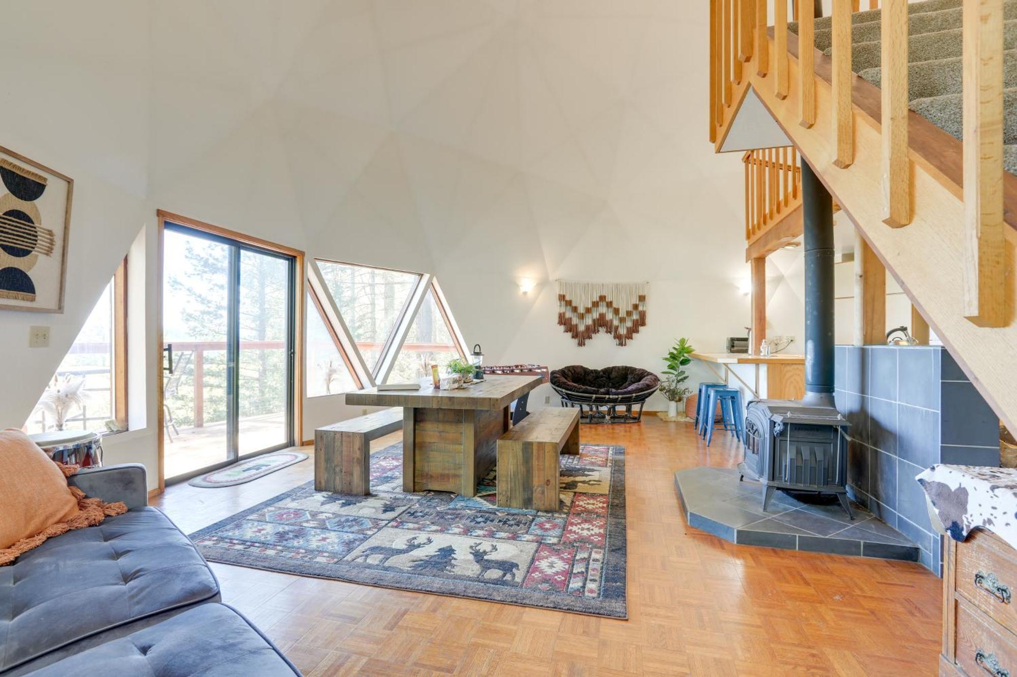 Off-Grid Nevada City Geodesic Dome House With Views! Buitenkant foto